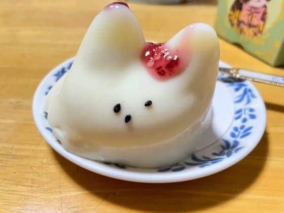 お皿に盛ったバニラプリン.jpg
